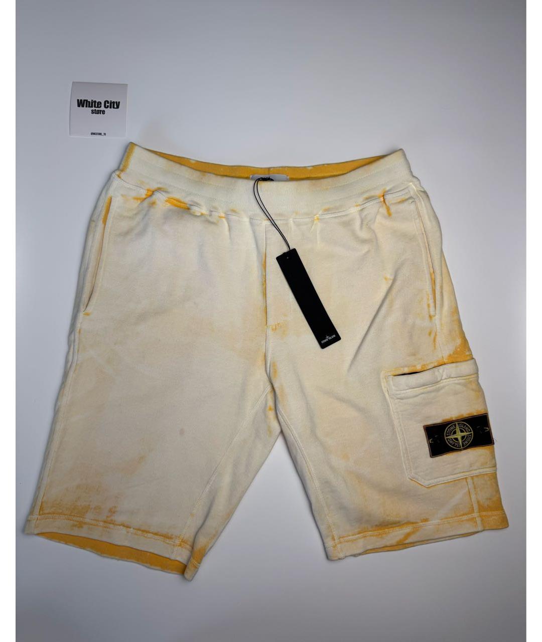 STONE ISLAND Хлопковые шорты, фото 6