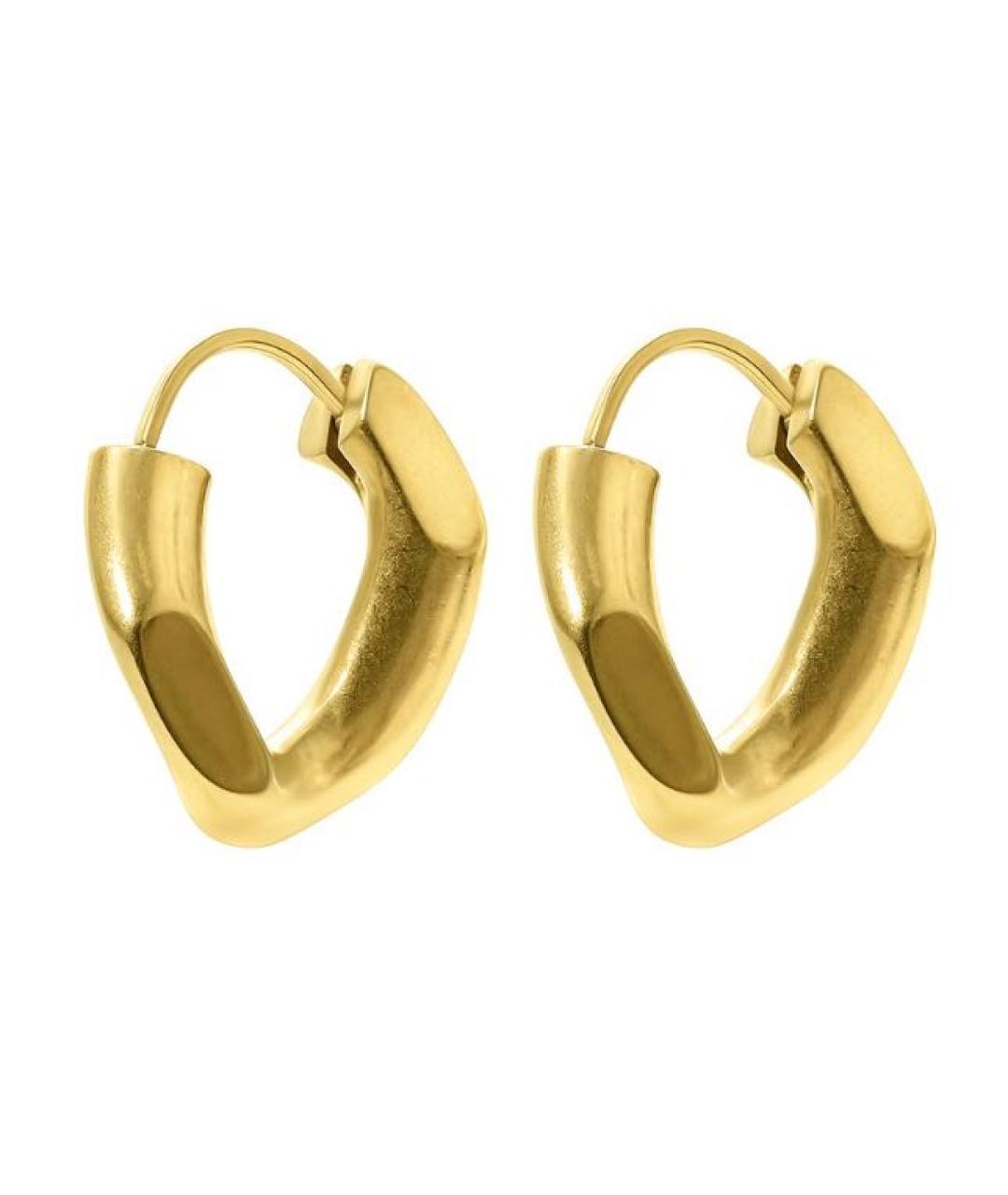 MAISON MARGIELA Золотые серебряные серьги, фото 2