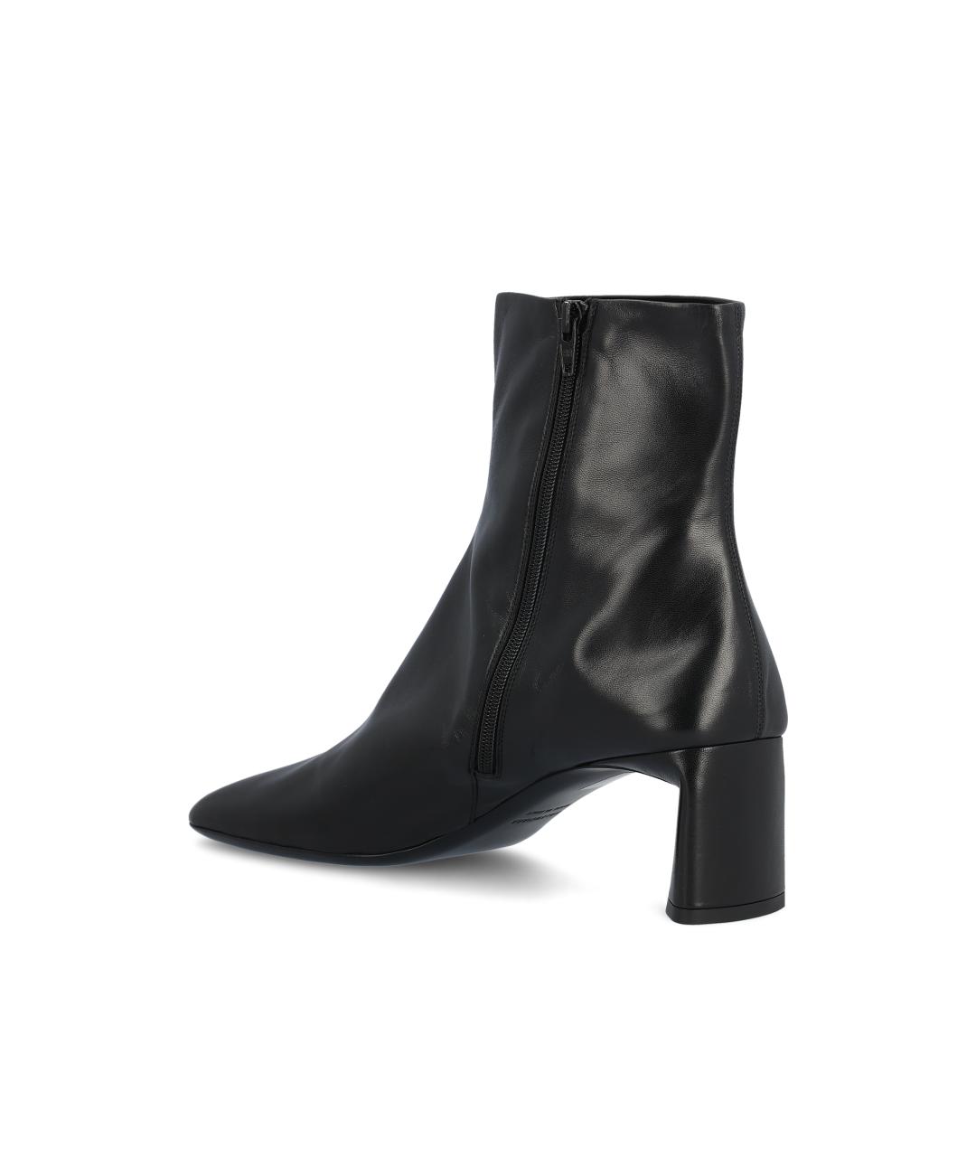 BALENCIAGA Черные кожаные полусапоги, фото 4