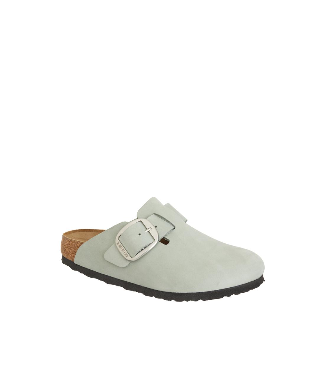 BIRKENSTOCK Зеленые кожаные сандалии, фото 2