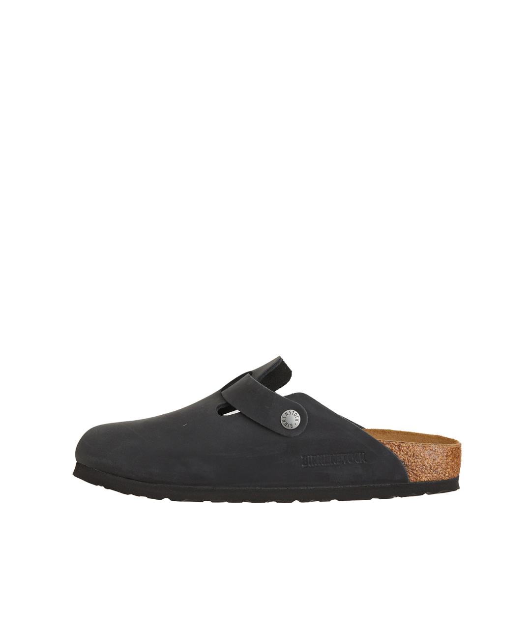 BIRKENSTOCK Черные кожаные сандалии, фото 3