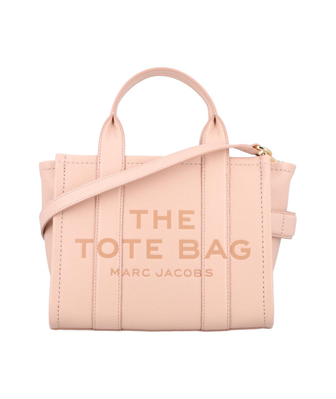 MARC JACOBS Розовая кожаная сумка тоут, фото 1