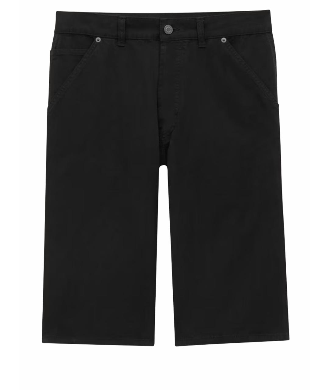 SAINT LAURENT Черные хлопковые повседневные брюки, фото 1