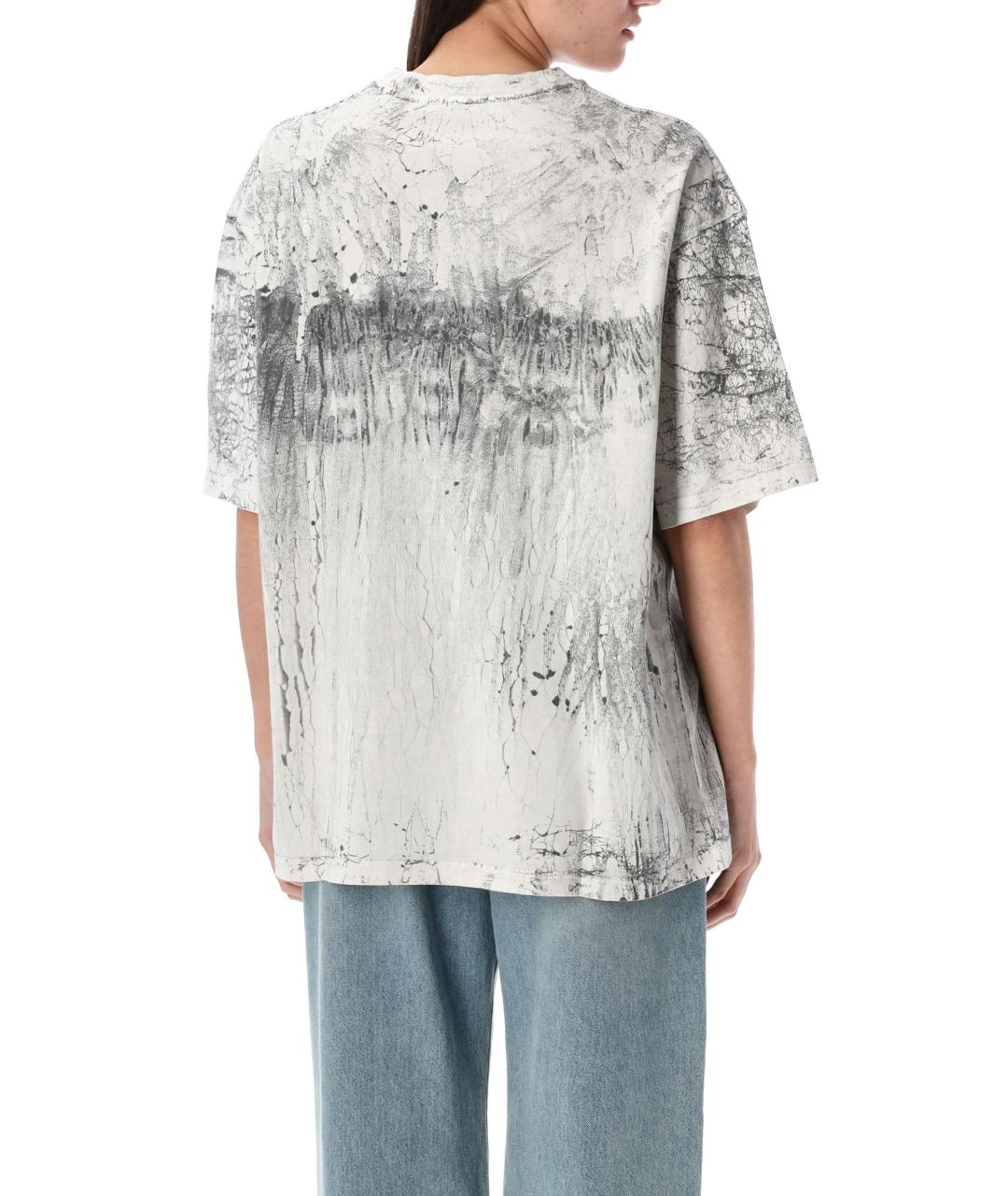 ACNE STUDIOS Серая хлопковая футболка, фото 3