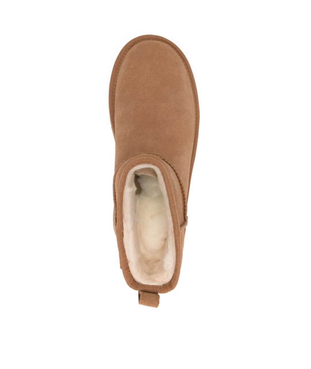 UGG AUSTRALIA Бежевые замшевые ботинки, фото 4