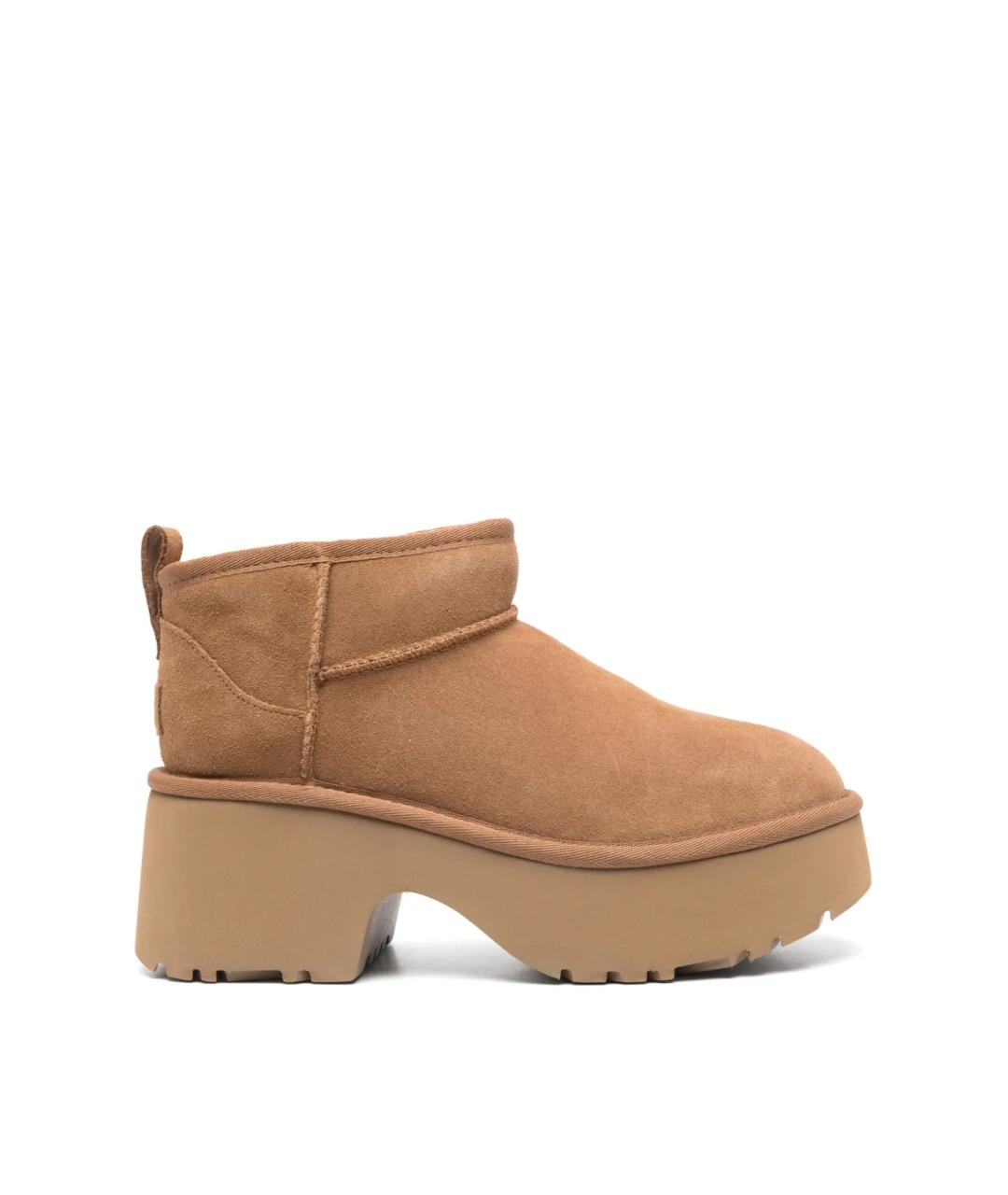 UGG AUSTRALIA Бежевые замшевые ботинки, фото 1