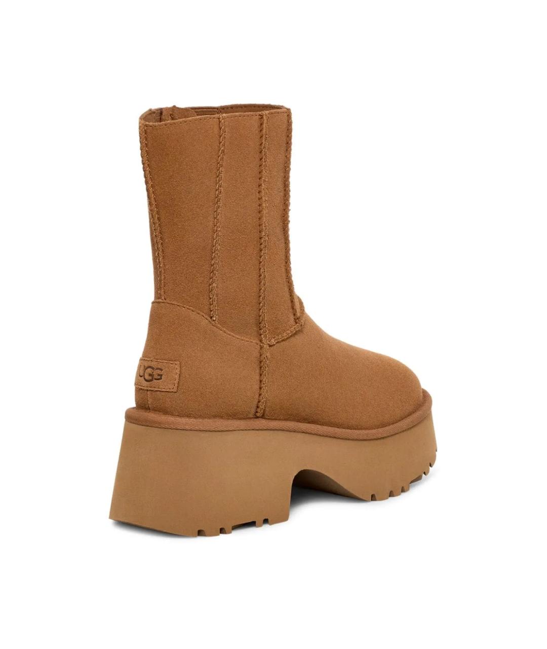UGG AUSTRALIA Коричневые нубуковые ботинки, фото 3