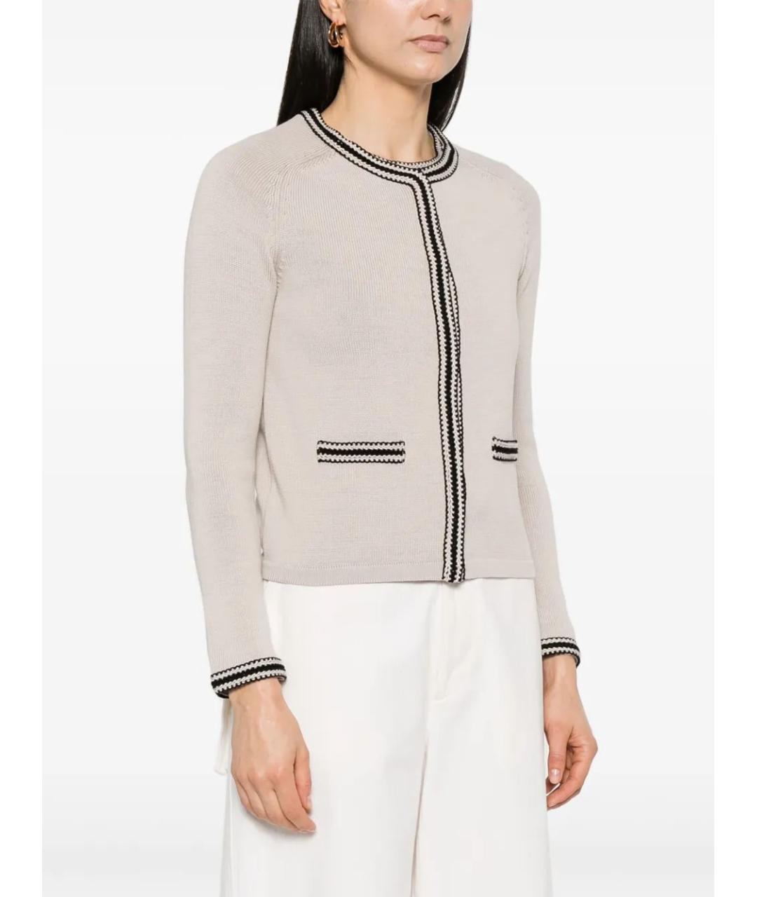 'S MAX MARA Бежевый кардиган, фото 5