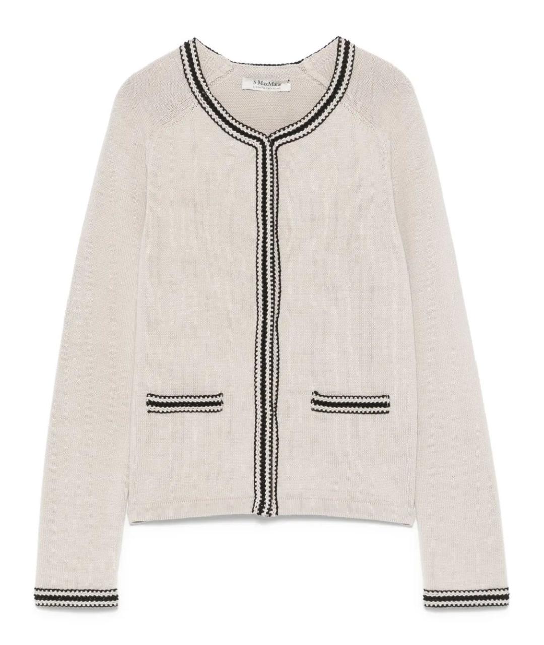 'S MAX MARA Бежевый кардиган, фото 1