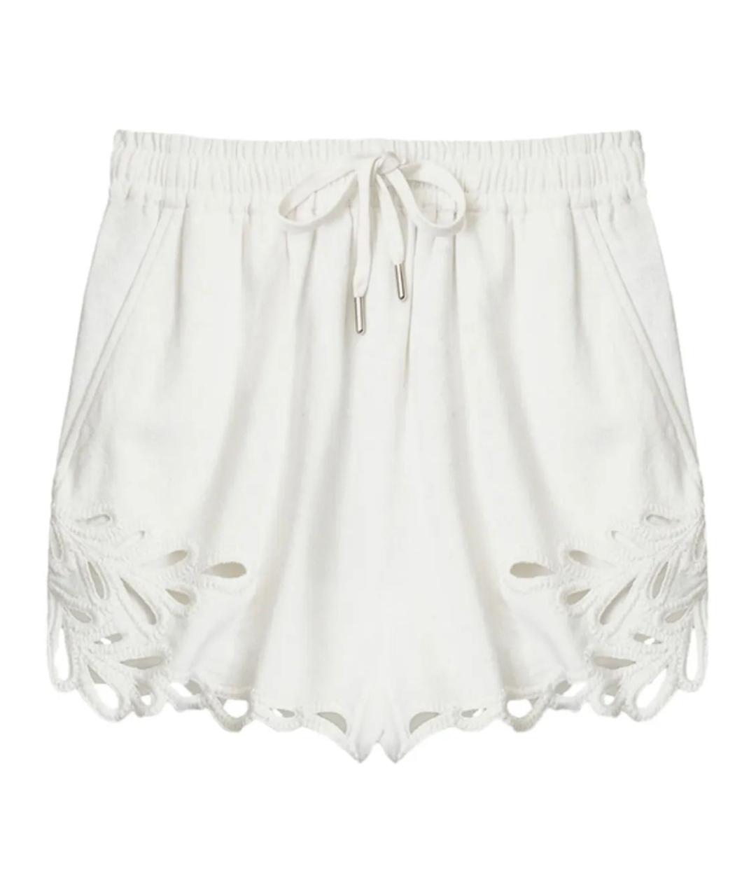 ISABEL MARANT ETOILE Белые хлопковые шорты, фото 1