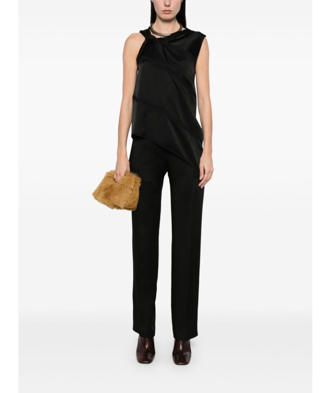 JIL SANDER Черная майка, фото 5