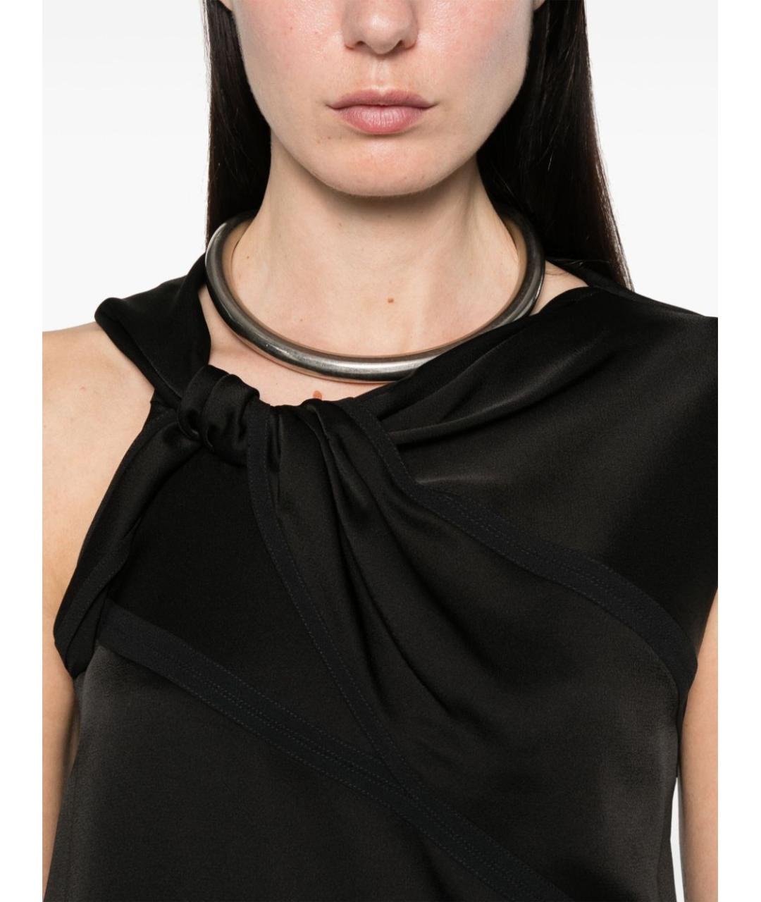 JIL SANDER Черная майка, фото 2