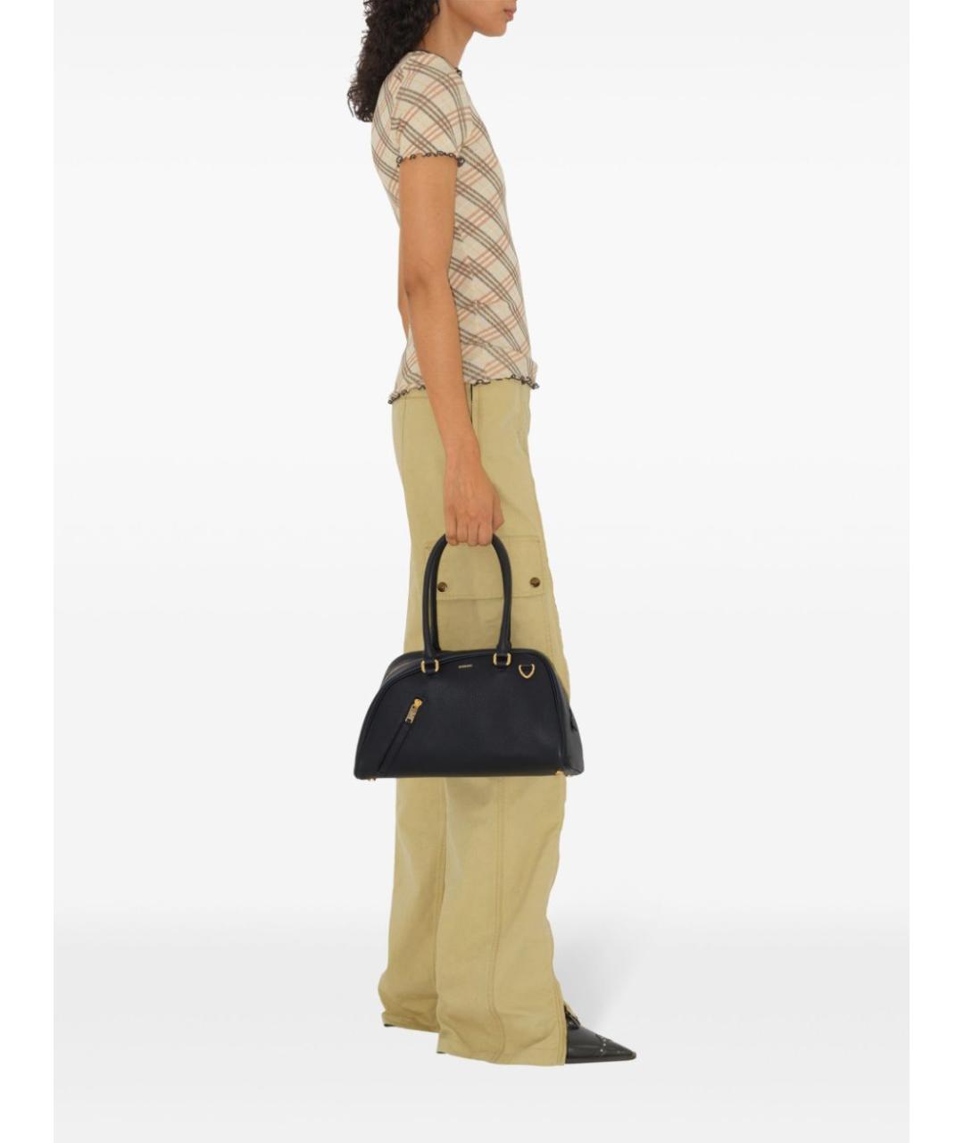 BURBERRY Бежевая хлопковая футболка, фото 3