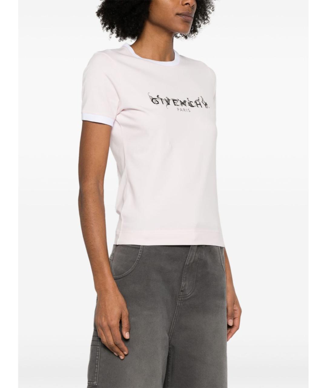 GIVENCHY Белая хлопковая футболка, фото 4