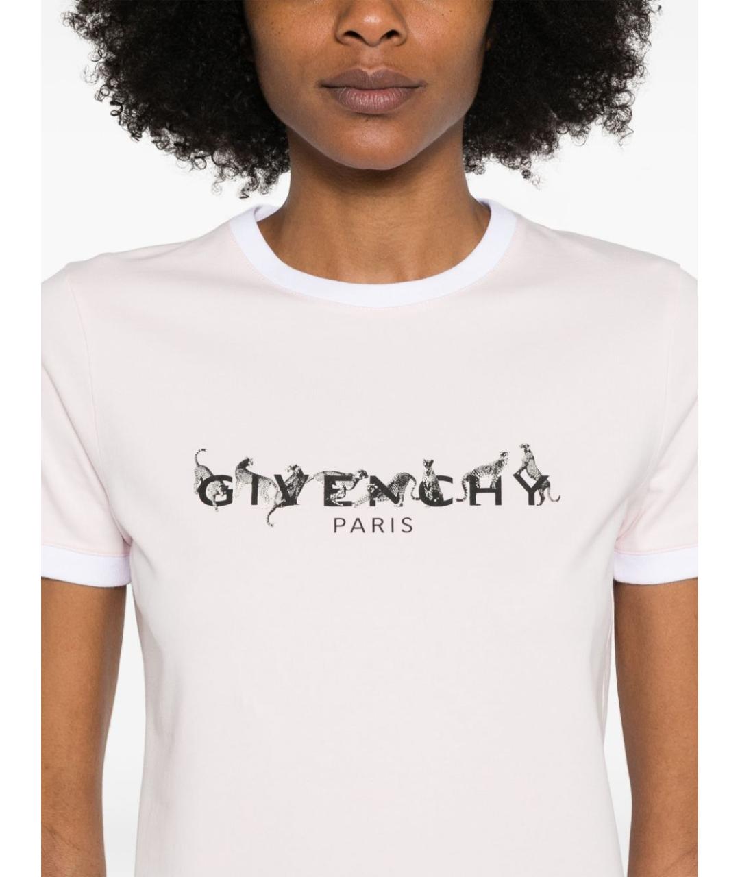 GIVENCHY Белая хлопковая футболка, фото 2