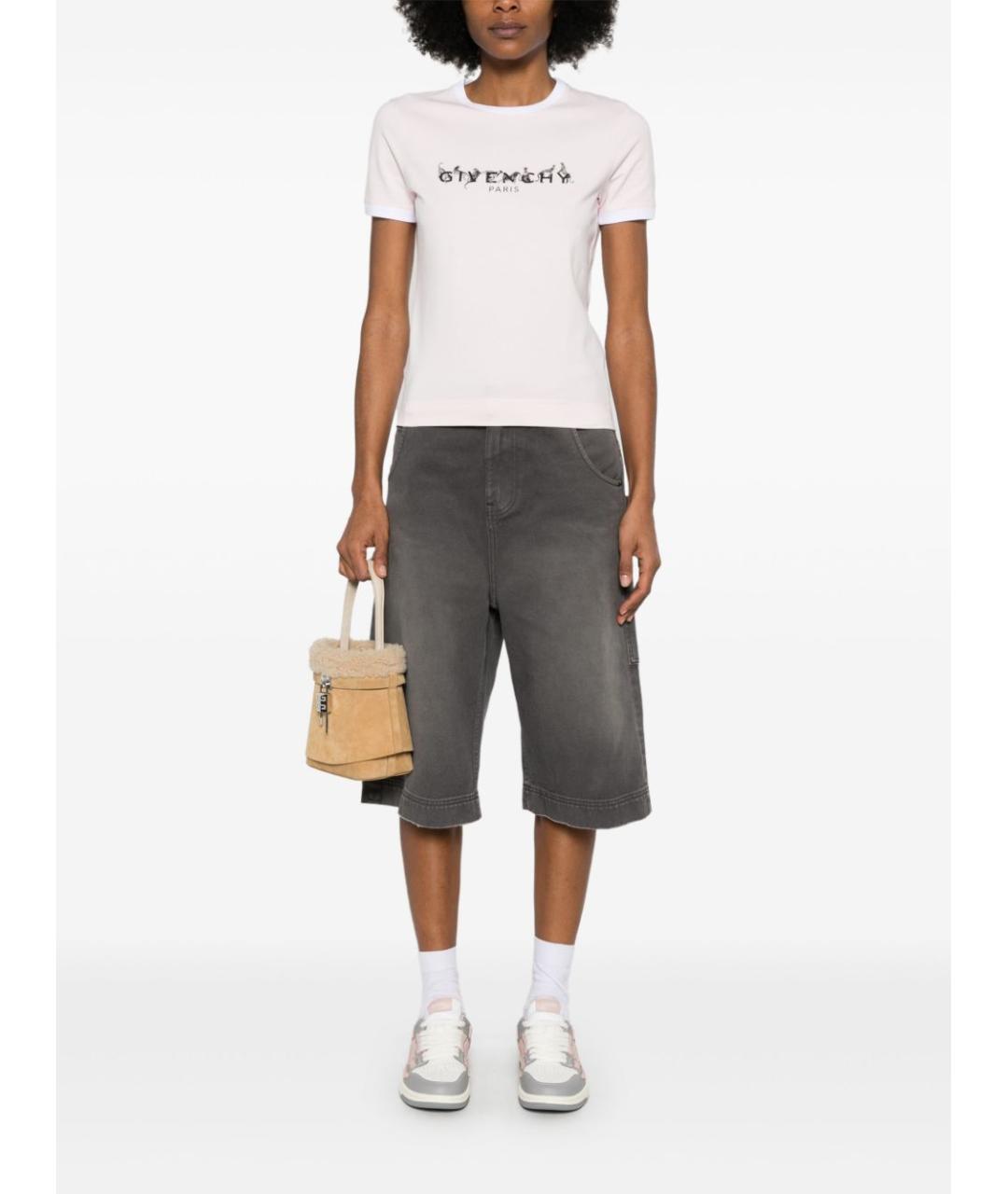 GIVENCHY Белая хлопковая футболка, фото 3