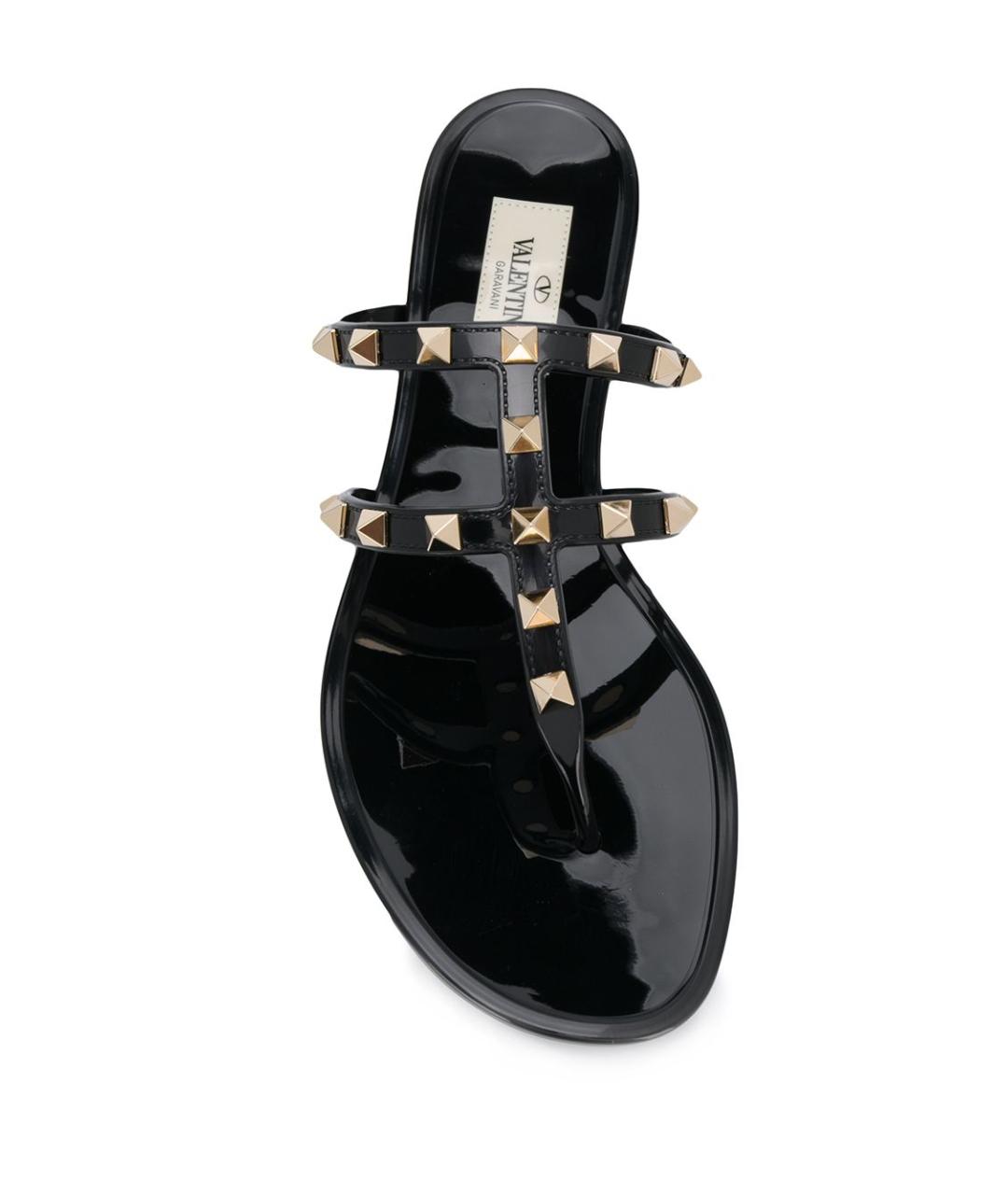 VALENTINO Черные шлепанцы, фото 3