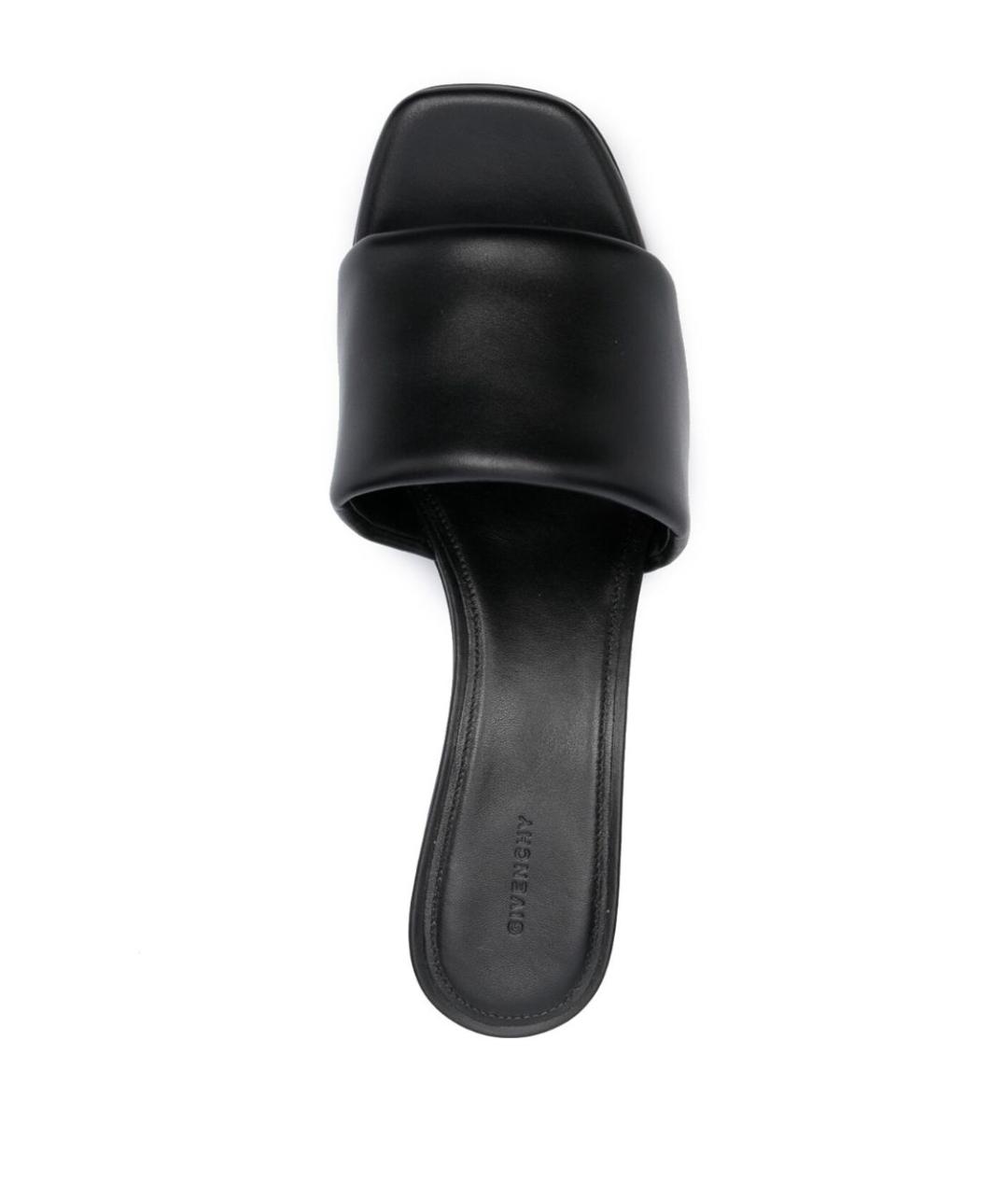 GIVENCHY Черные кожаные мюли, фото 3