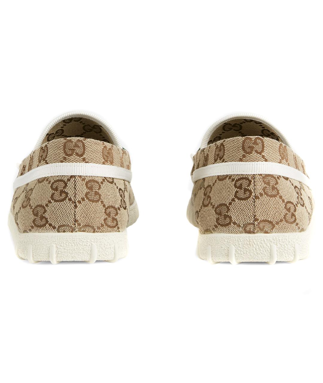 GUCCI Бежевые лоферы, фото 5