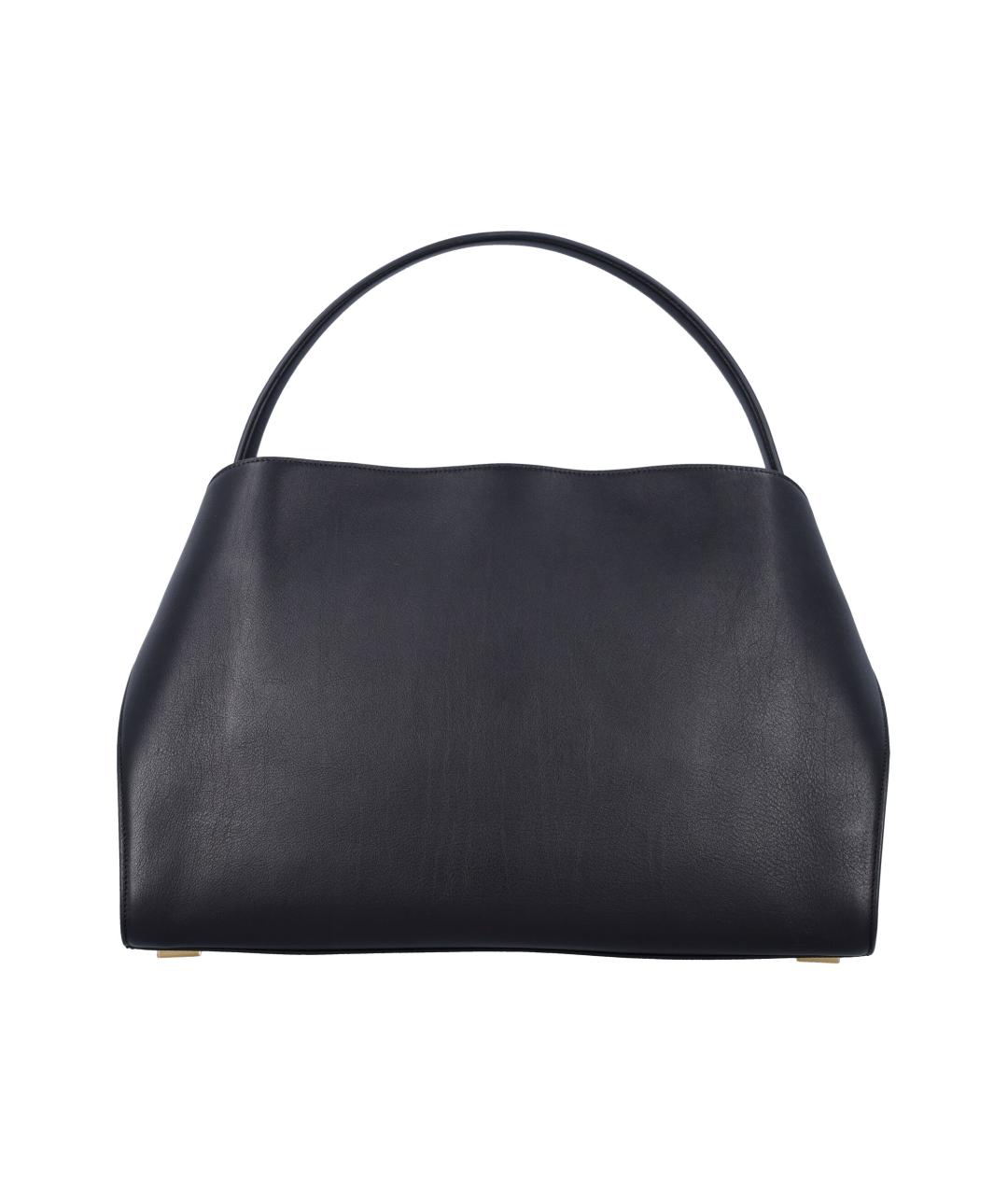 FERRAGAMO Черная кожаная сумка через плечо, фото 4