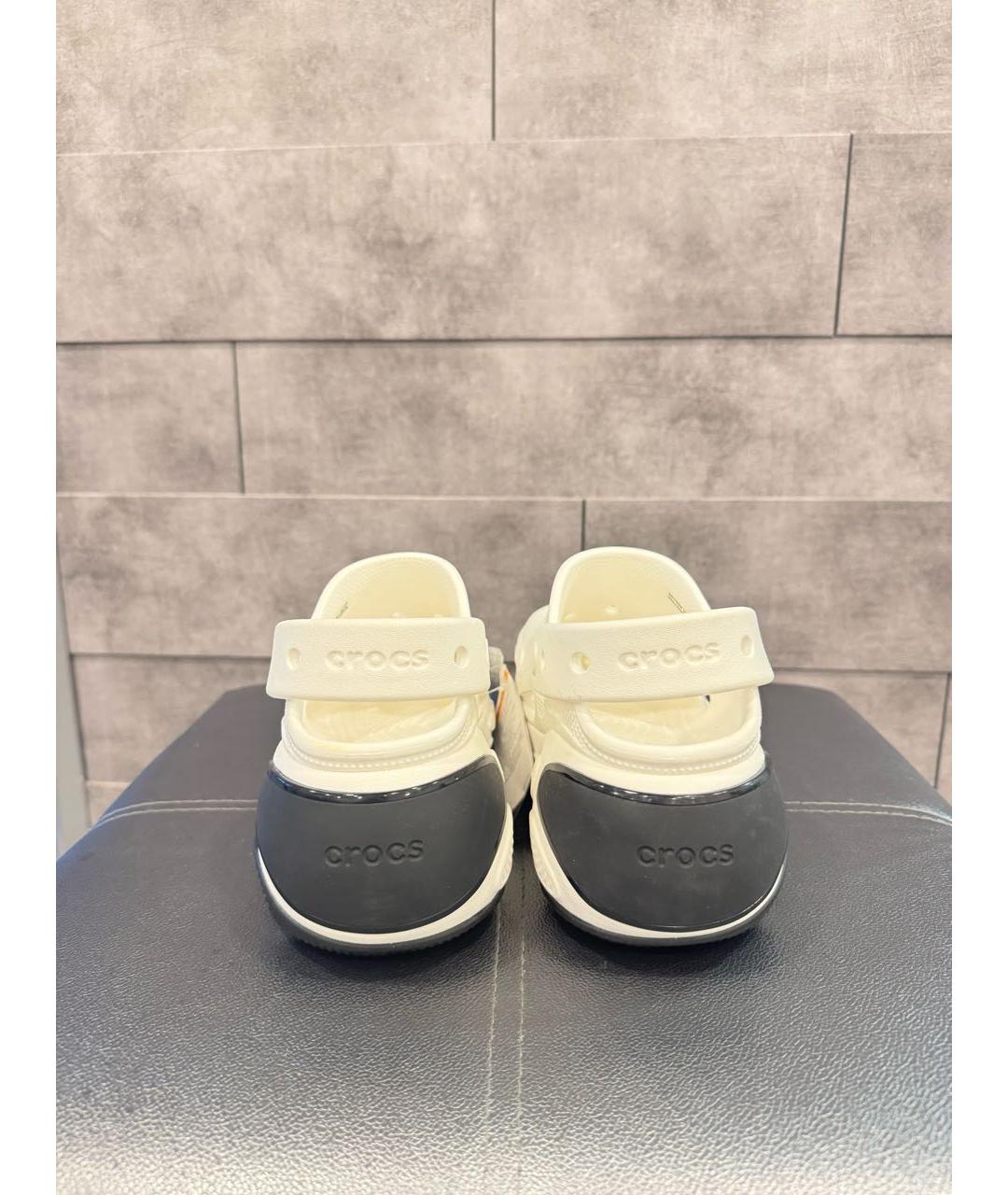 CROCS Белые мюли, фото 4