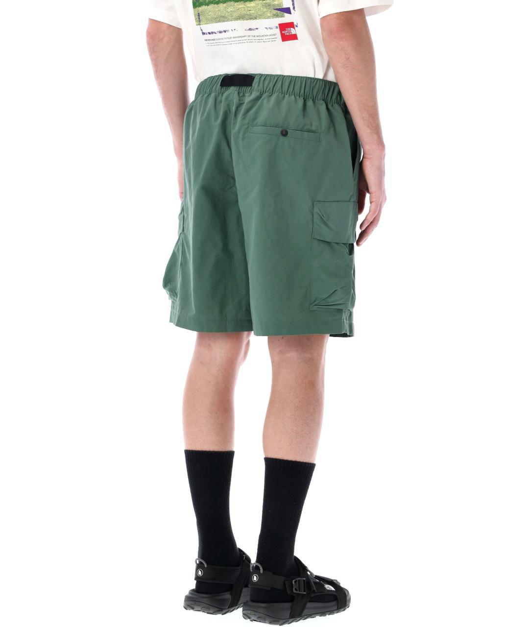 THE NORTH FACE Зеленые полиамидовые шорты, фото 3