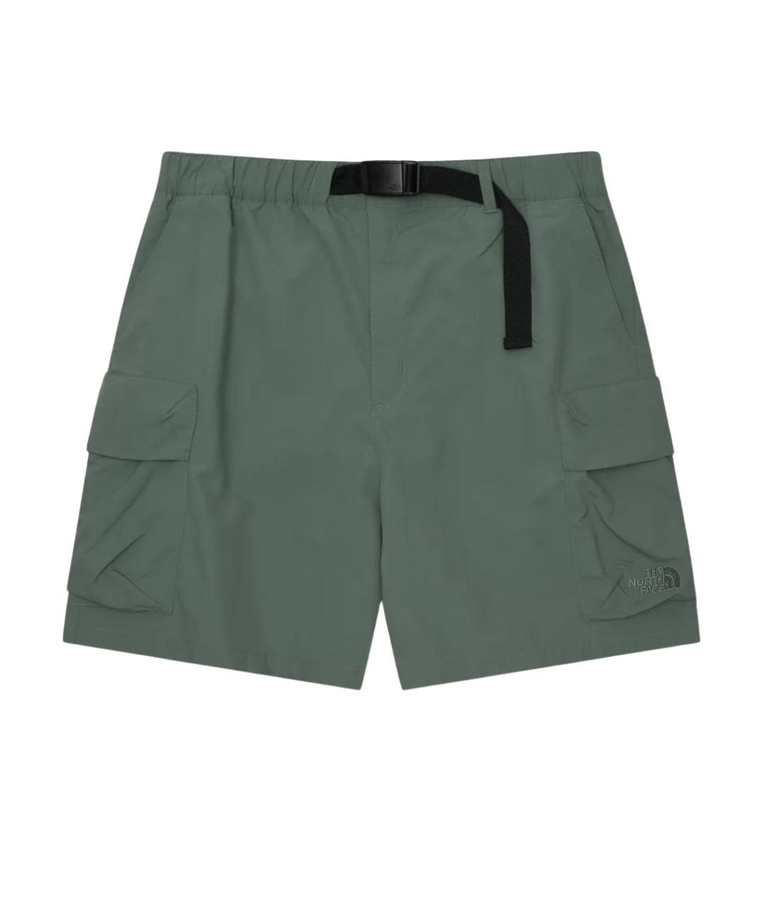 THE NORTH FACE Зеленые полиамидовые шорты, фото 1