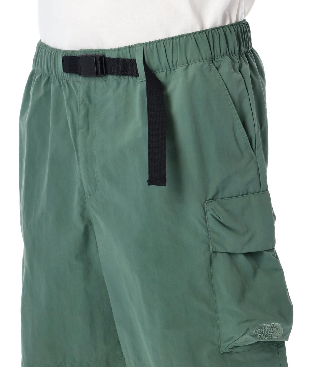 THE NORTH FACE Зеленые полиамидовые шорты, фото 4