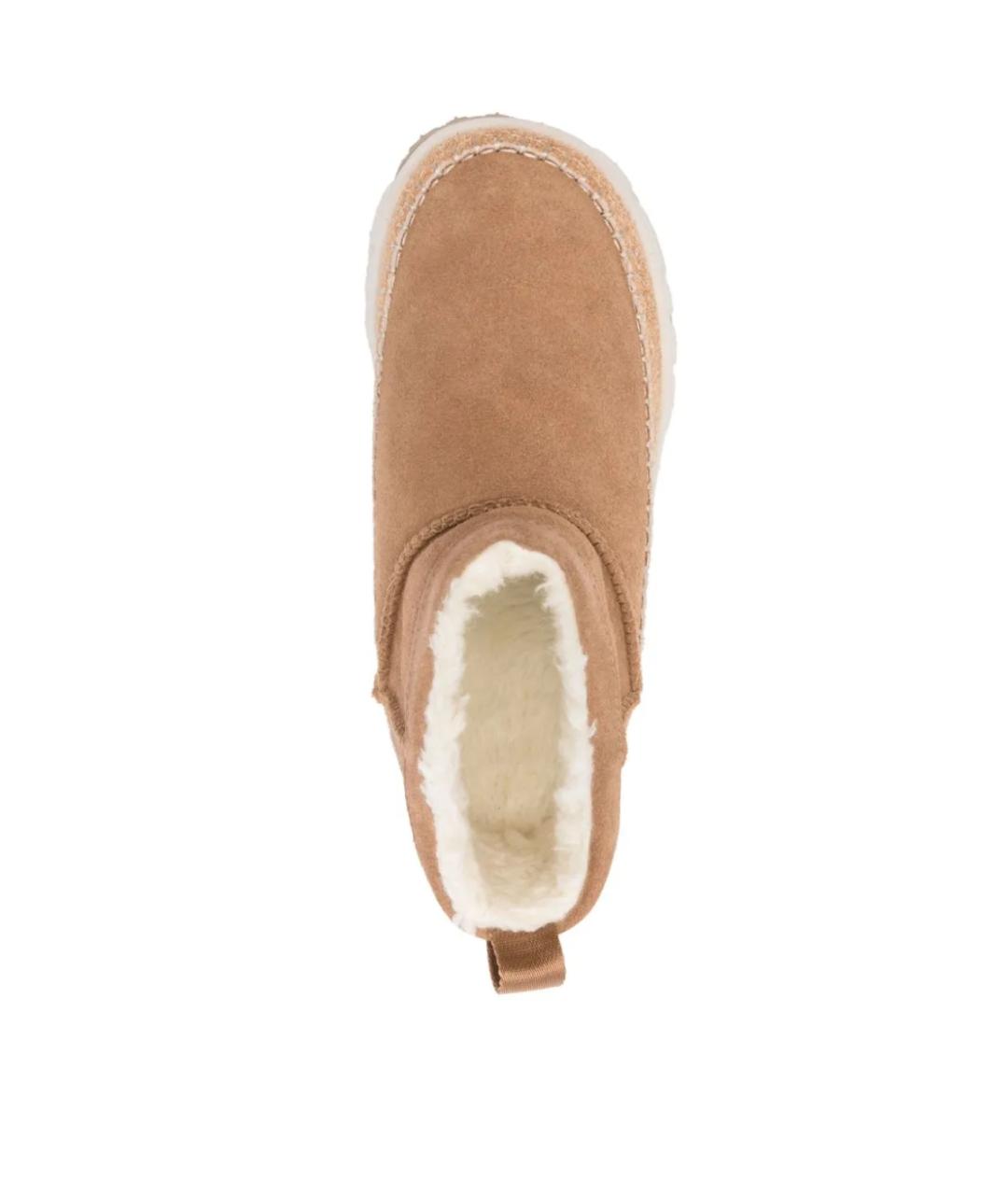 UGG AUSTRALIA Коричневые замшевые ботинки, фото 4