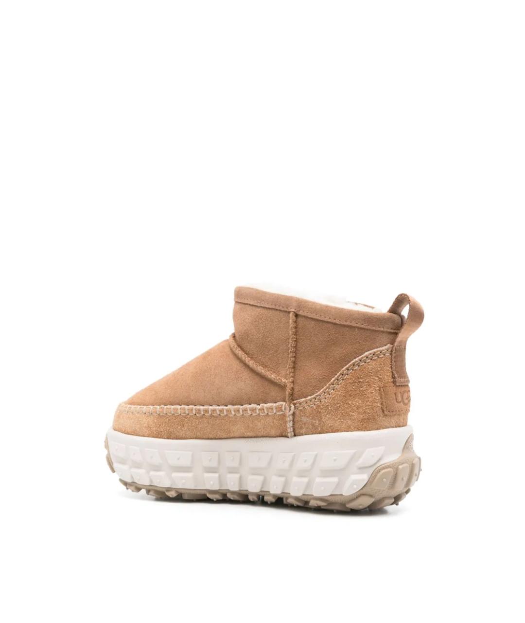 UGG AUSTRALIA Коричневые замшевые ботинки, фото 3