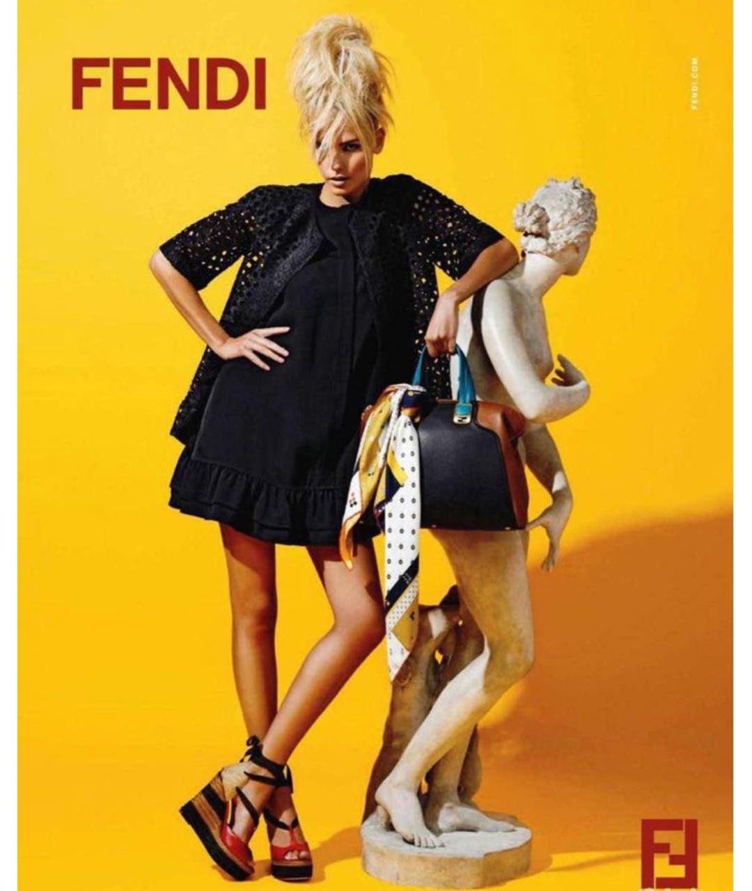 FENDI Кожаные босоножки, фото 7