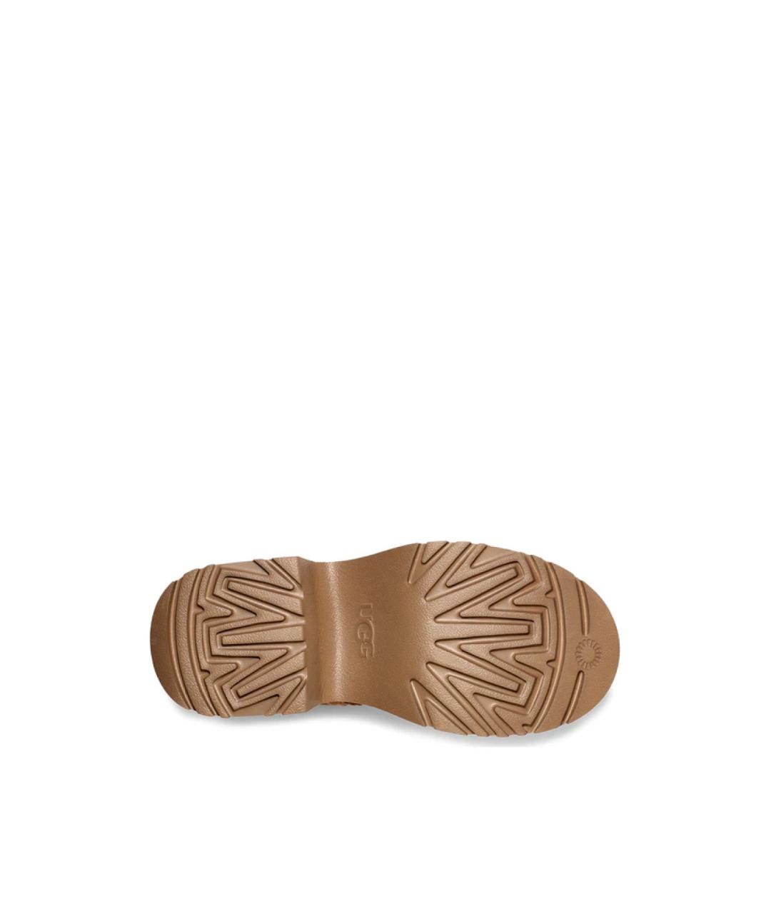 UGG AUSTRALIA Коричневые нубуковые ботинки, фото 5
