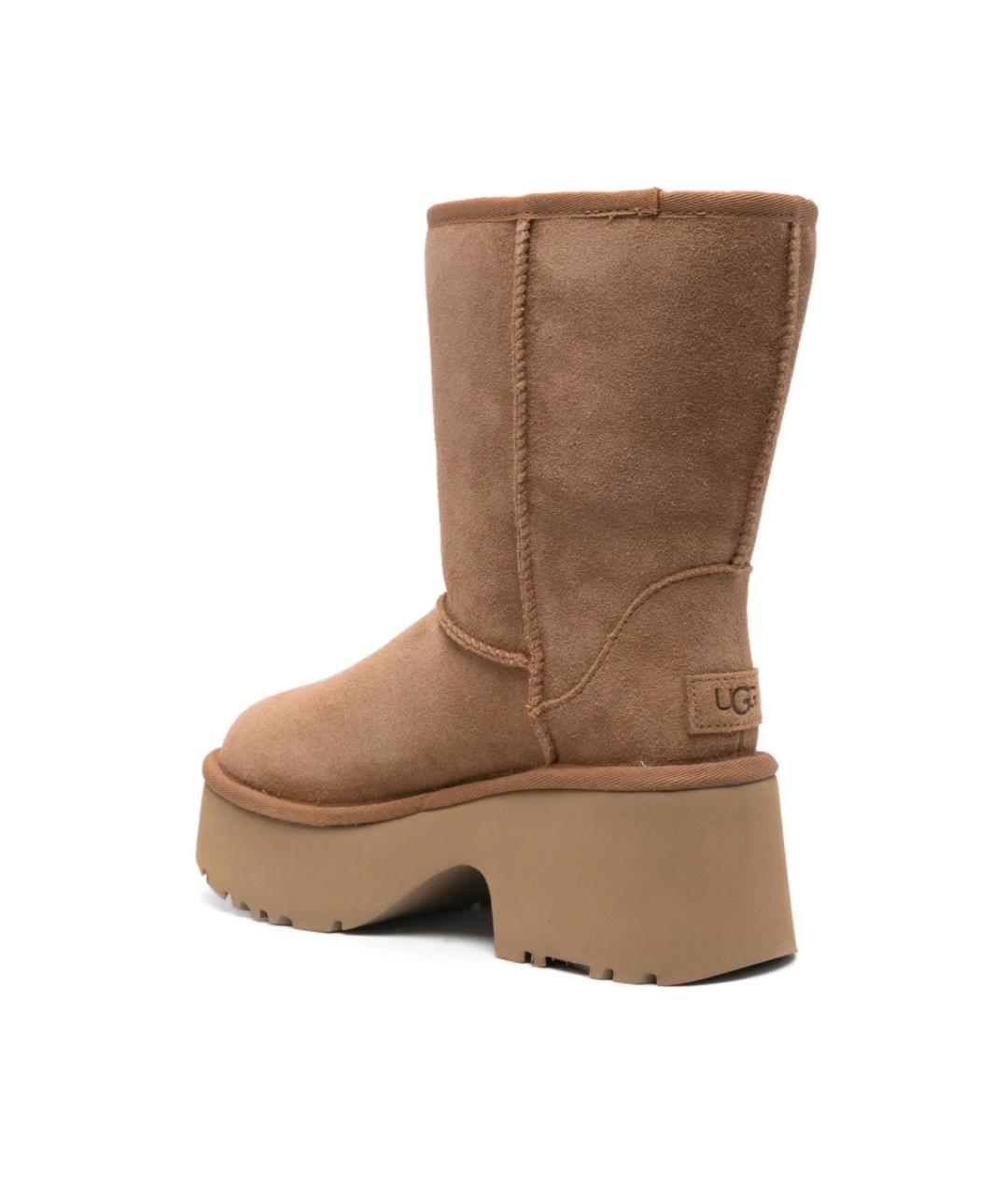 UGG AUSTRALIA Коричневые нубуковые ботинки, фото 3