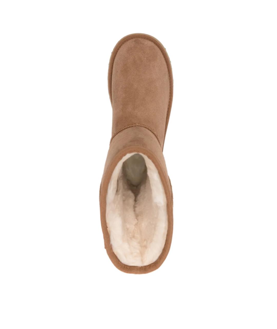 UGG AUSTRALIA Коричневые нубуковые ботинки, фото 4