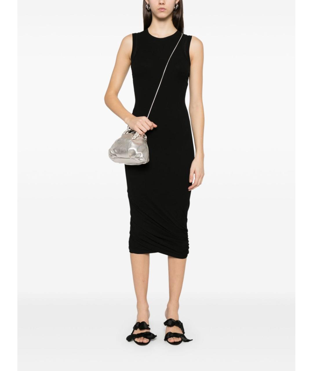 JIL SANDER Черное повседневное платье, фото 5