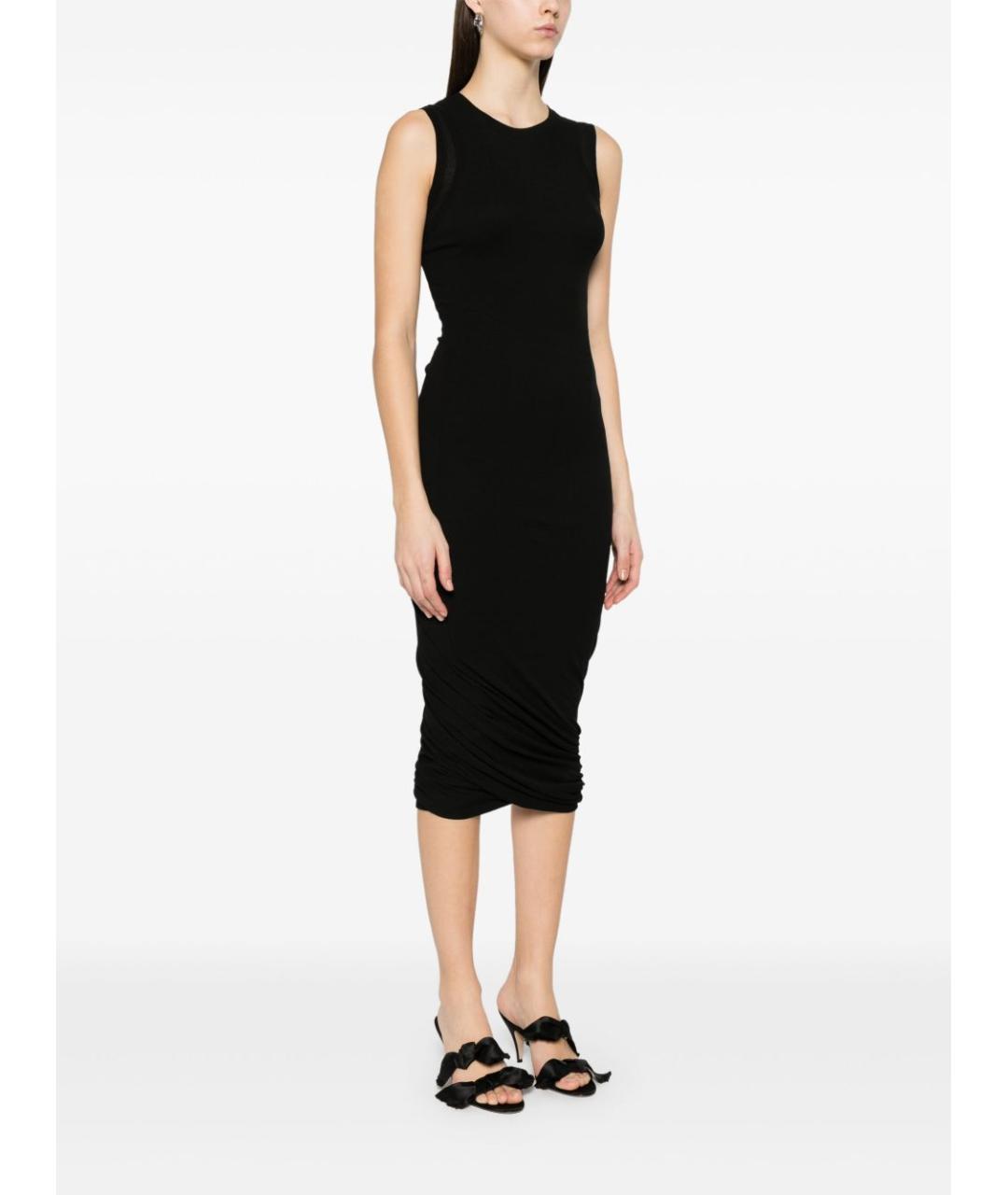 JIL SANDER Черное повседневное платье, фото 3