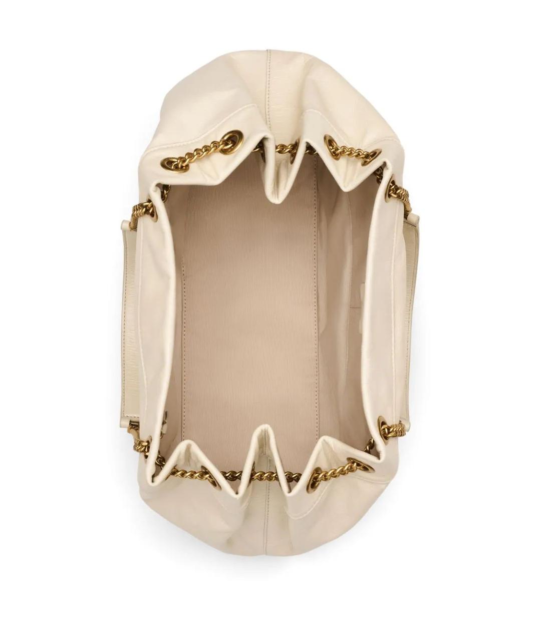 MARC JACOBS Бежевая кожаная сумка тоут, фото 4