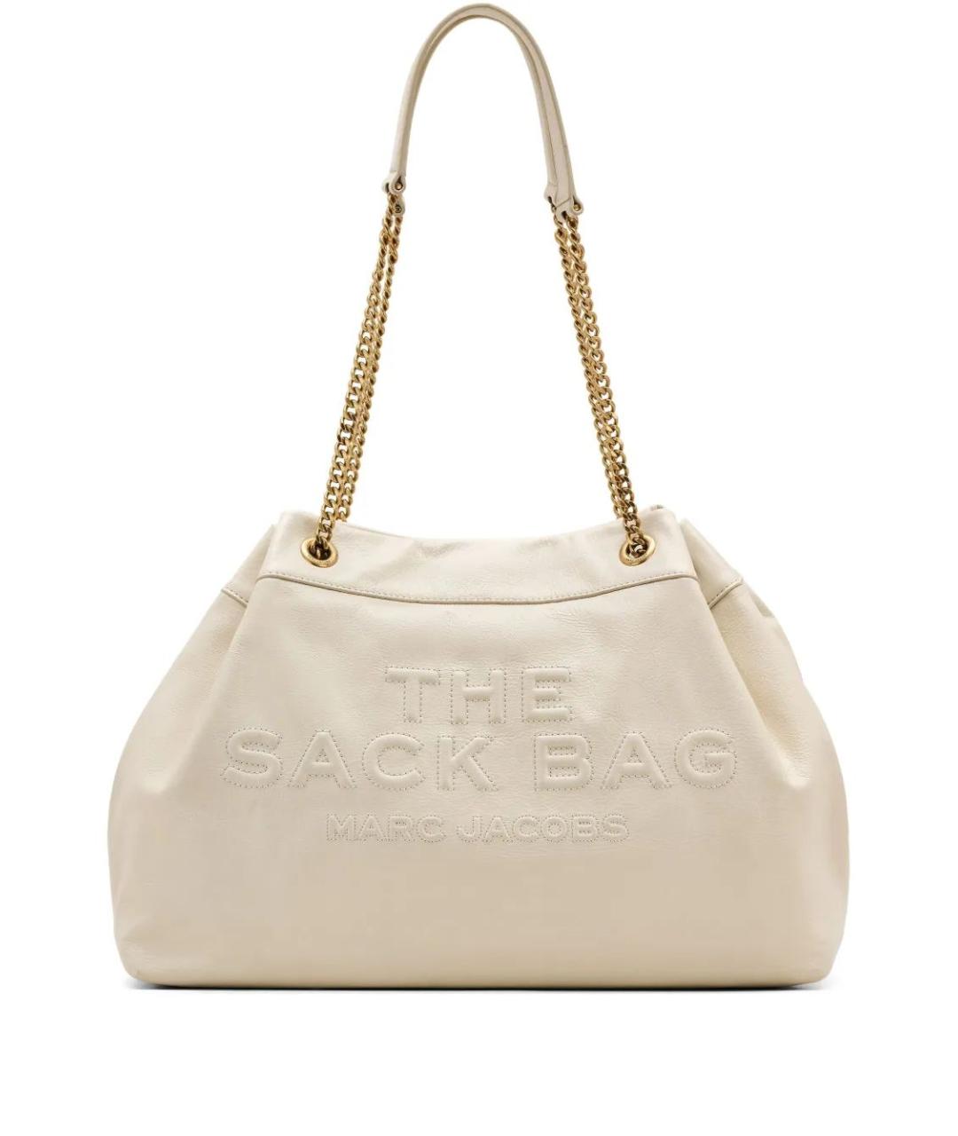 MARC JACOBS Бежевая кожаная сумка тоут, фото 1