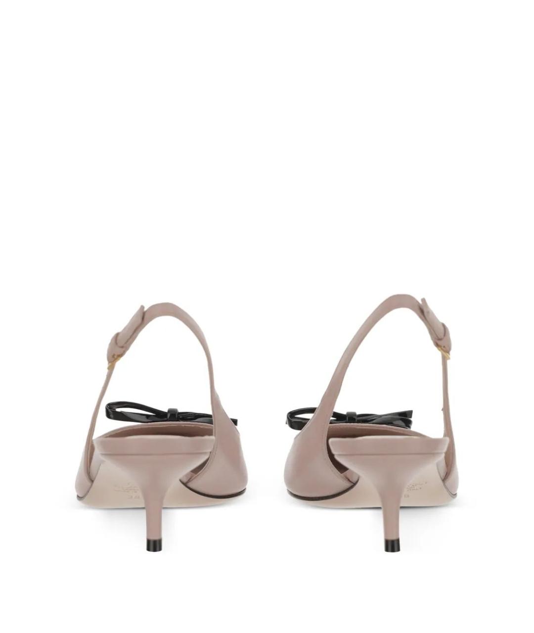 VALENTINO Розовые кожаные туфли, фото 4