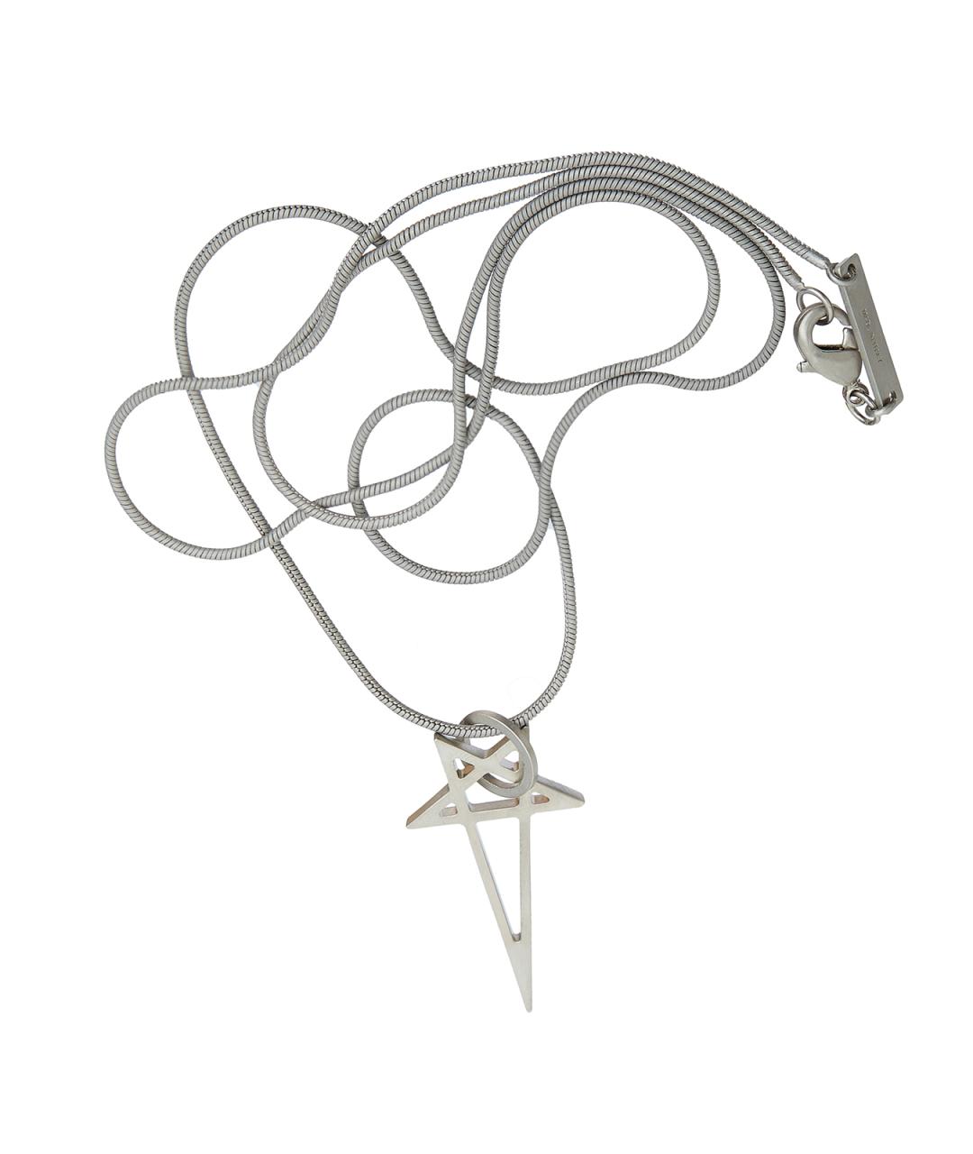 RICK OWENS Серебряная металлическая цепочка/подвеска, фото 4