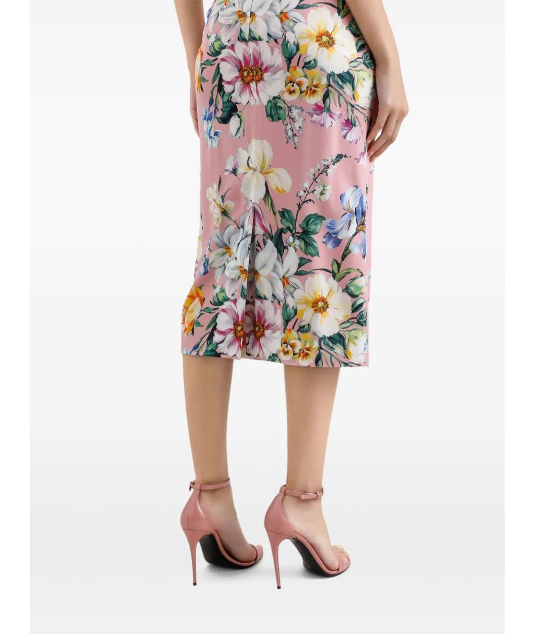 DOLCE&GABBANA Мульти юбка миди, фото 5