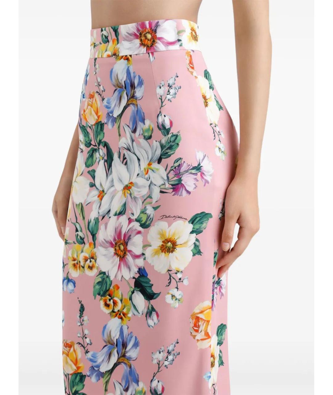 DOLCE&GABBANA Мульти юбка миди, фото 4