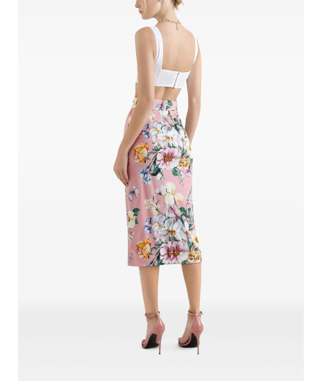DOLCE&GABBANA Мульти юбка миди, фото 2