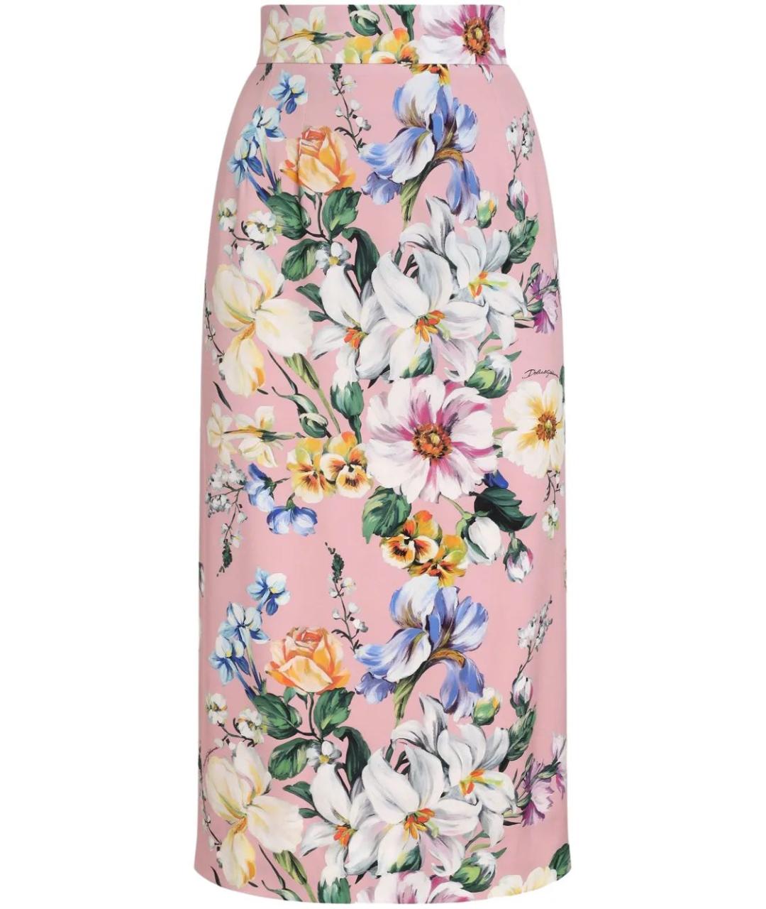 DOLCE&GABBANA Мульти юбка миди, фото 1