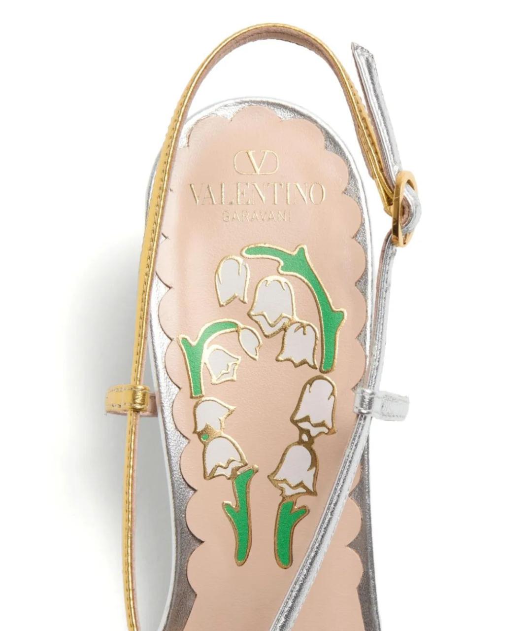 VALENTINO Мульти текстильные туфли, фото 5