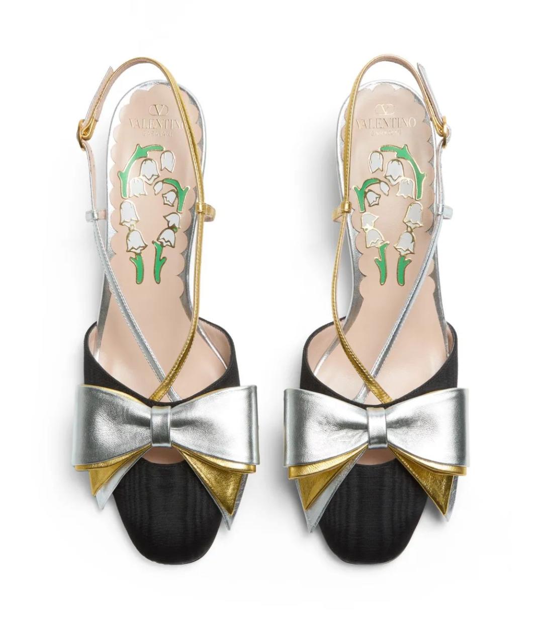 VALENTINO Мульти текстильные туфли, фото 4
