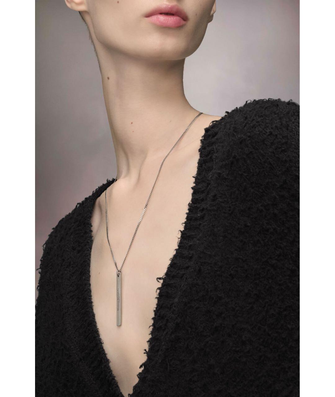 MAISON MARGIELA Серебряное серебряное колье, фото 3