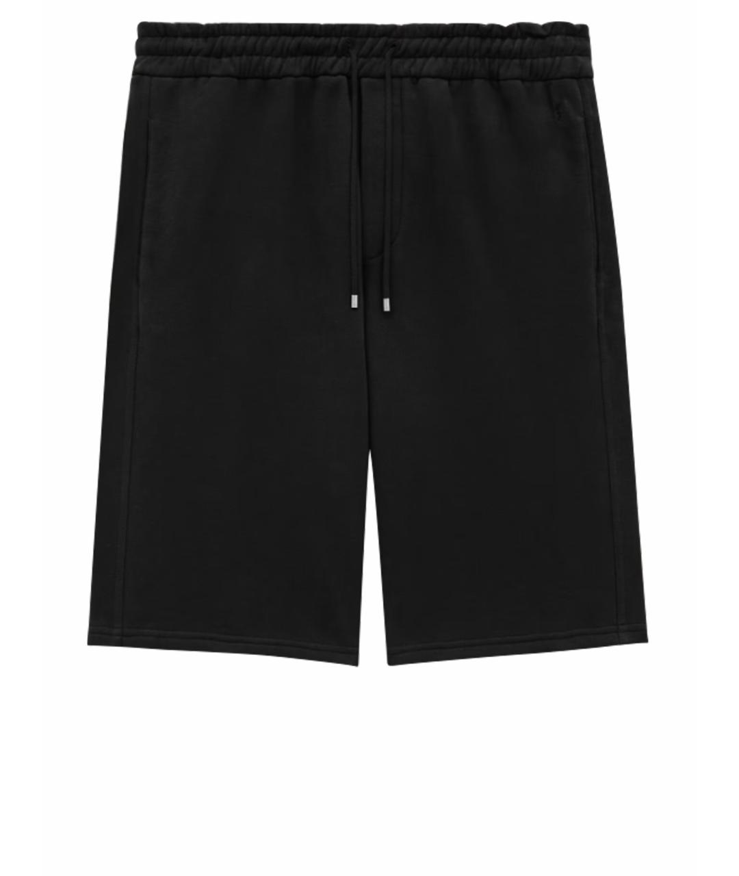 SAINT LAURENT Черные хлопковые шорты, фото 5
