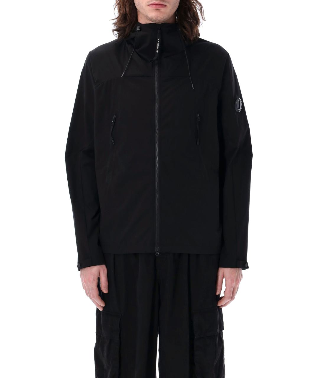 CP COMPANY Черная полиэстеровая куртка, фото 2