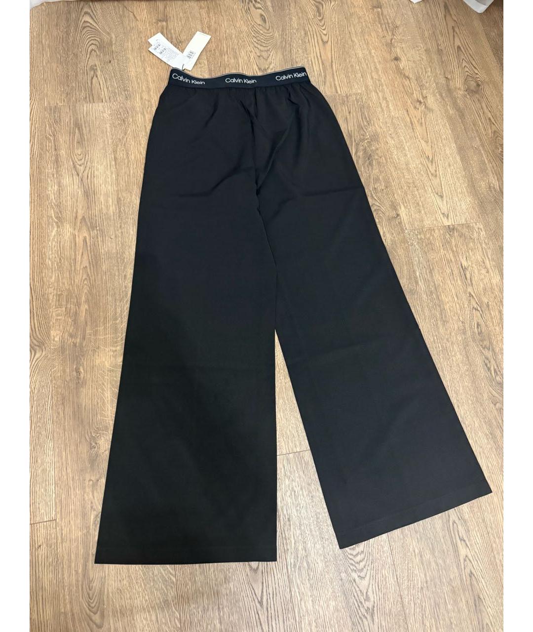 CALVIN KLEIN Черные полиэстеровые спортивные брюки и шорты, фото 2